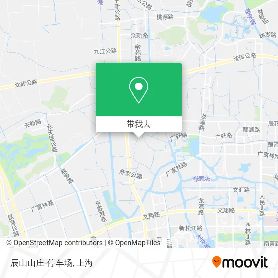辰山山庄-停车场地图