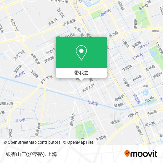 银杏山庄(沪亭路)地图