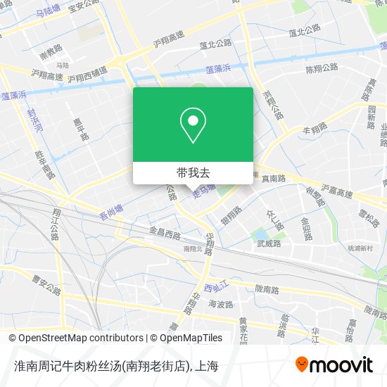 淮南周记牛肉粉丝汤(南翔老街店)地图