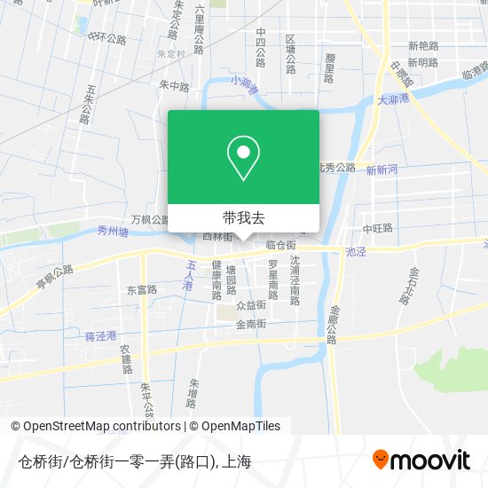 仓桥街/仓桥街一零一弄(路口)地图