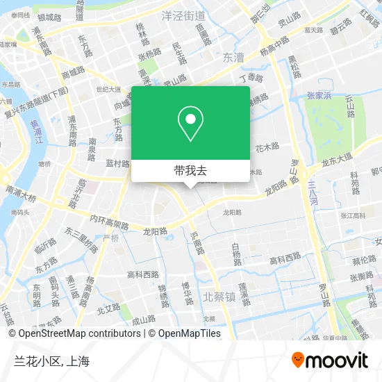 兰花小区地图