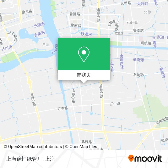 上海豫恒纸管厂地图