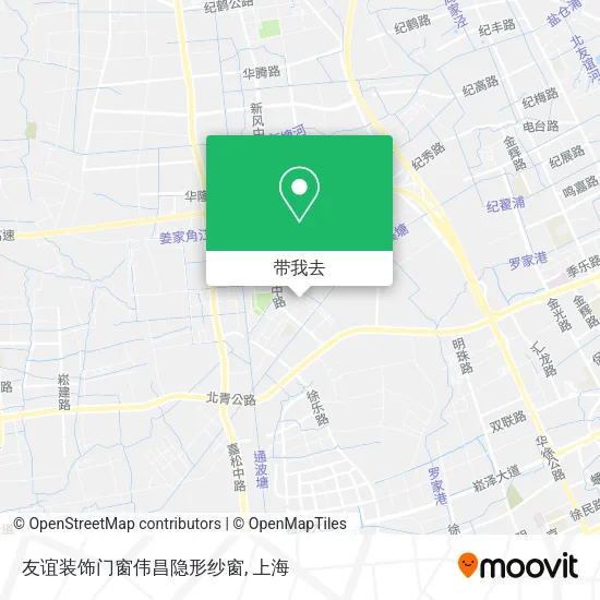 友谊装饰门窗伟昌隐形纱窗地图