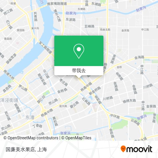 国廉美水果店地图