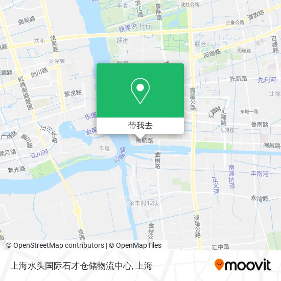 上海水头国际石才仓储物流中心地图