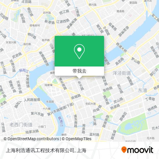 上海利浩通讯工程技术有限公司地图