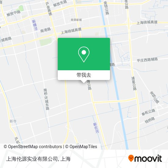 上海伦源实业有限公司地图