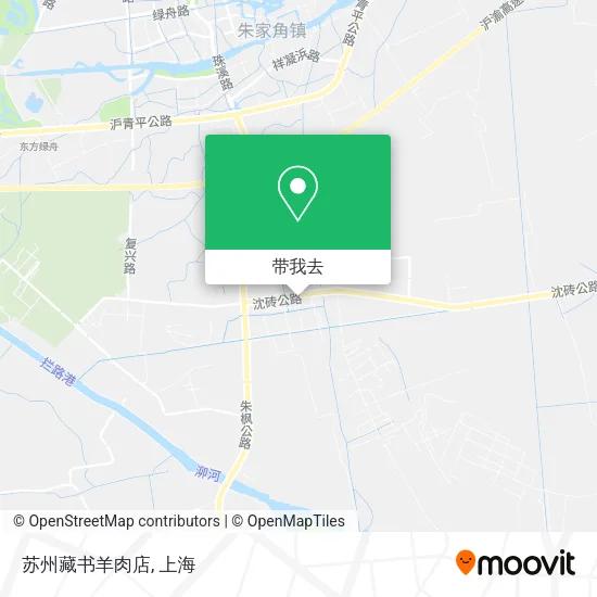 苏州藏书羊肉店地图
