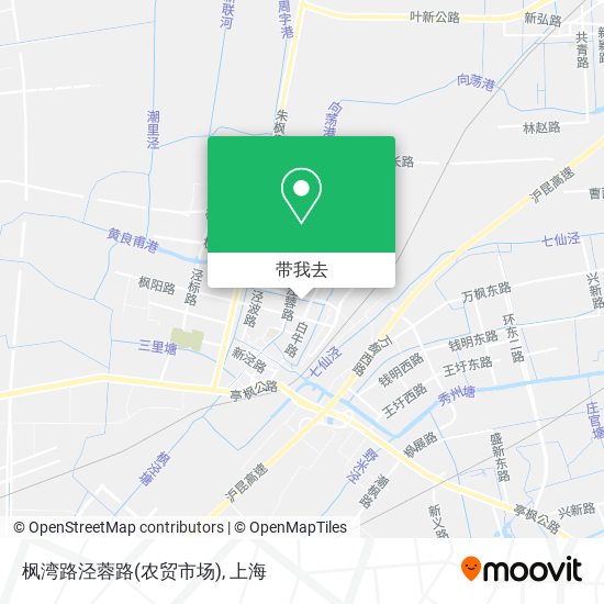 枫湾路泾蓉路(农贸市场)地图