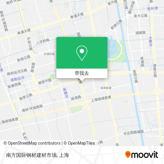 南方国际钢材建材市场地图