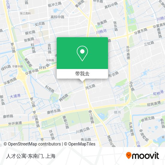 人才公寓-东南门地图
