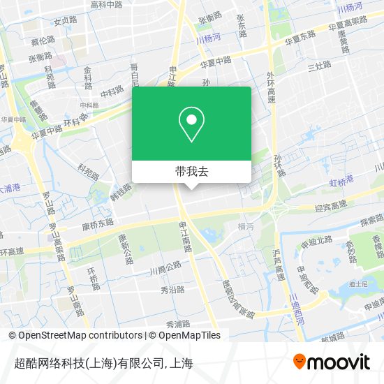 超酷网络科技(上海)有限公司地图