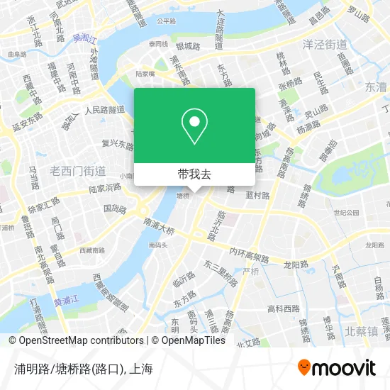 浦明路/塘桥路(路口)地图
