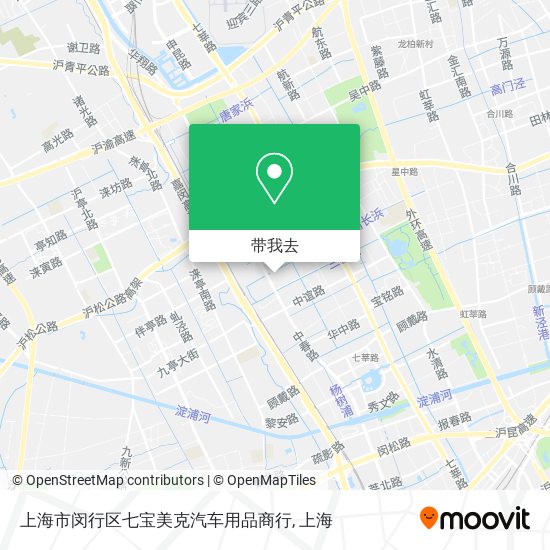 上海市闵行区七宝美克汽车用品商行地图
