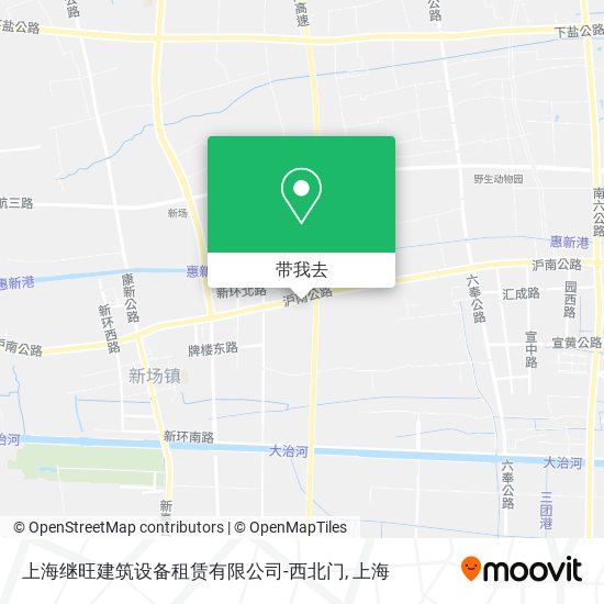 上海继旺建筑设备租赁有限公司-西北门地图