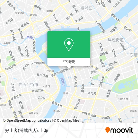 好上客(浦城路店)地图