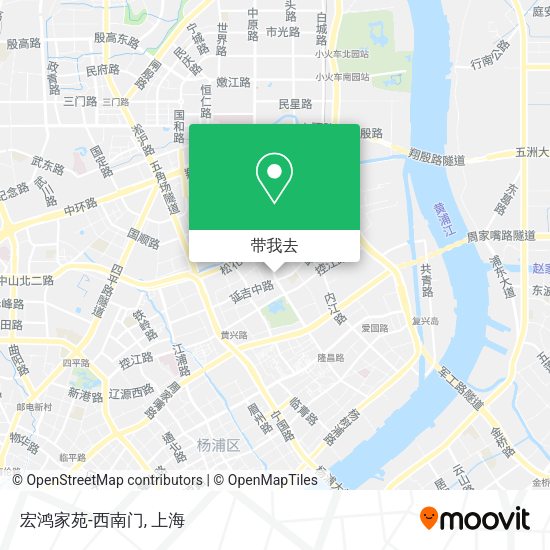 宏鸿家苑-西南门地图