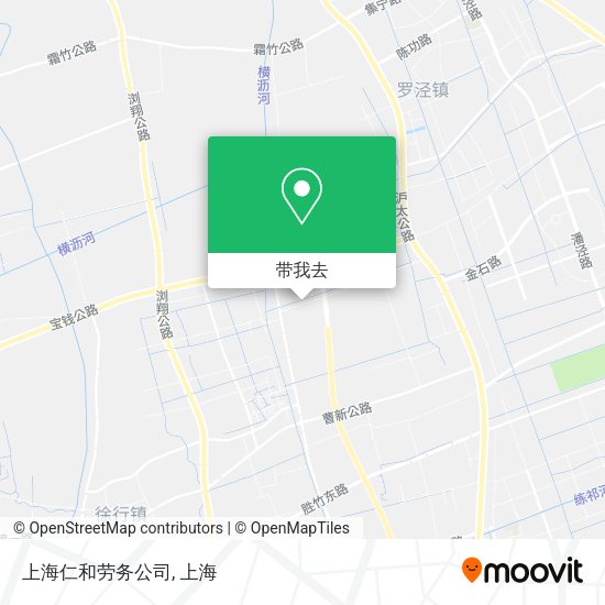 上海仁和劳务公司地图