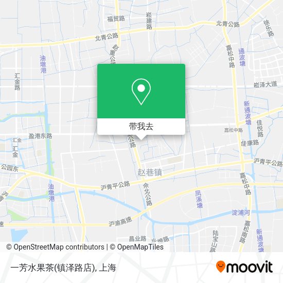 一芳水果茶(镇泽路店)地图