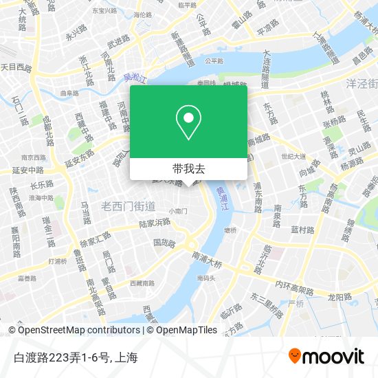 白渡路223弄1-6号地图