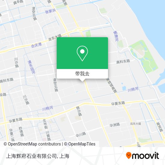 上海辉府石业有限公司地图