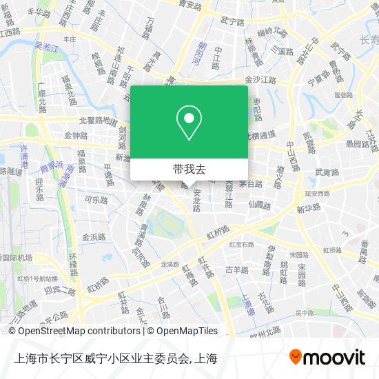 上海市长宁区威宁小区业主委员会地图