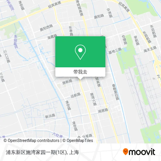 浦东新区施湾家园一期(1区)地图