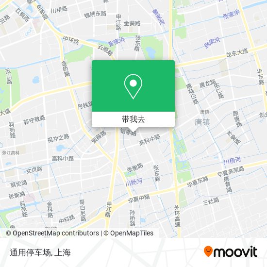 通用停车场地图