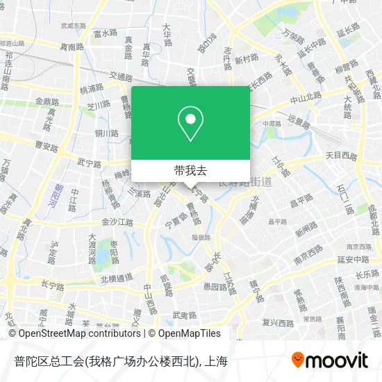 普陀区总工会(我格广场办公楼西北)地图