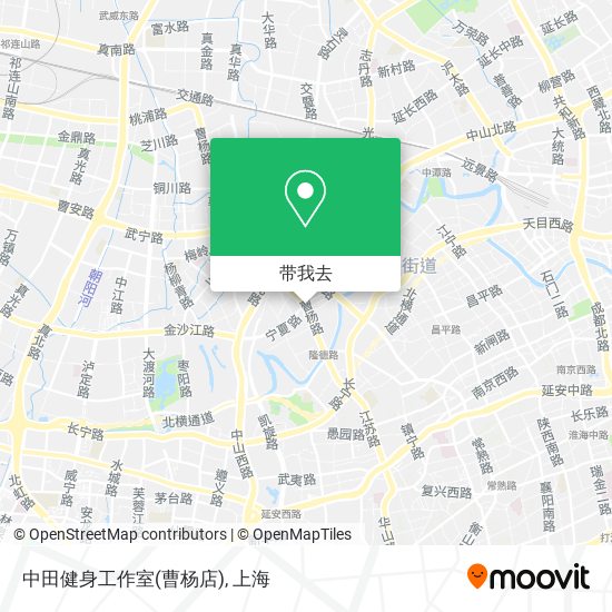 中田健身工作室(曹杨店)地图