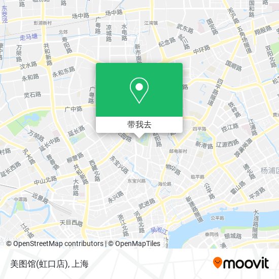 美图馆(虹口店)地图