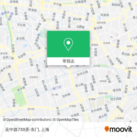 吴中路730弄-东门地图