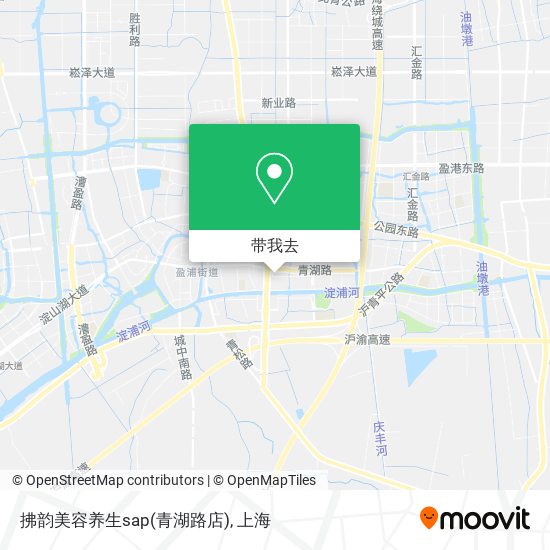 拂韵美容养生sap(青湖路店)地图