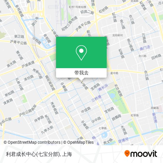 利君成长中心(七宝分部)地图