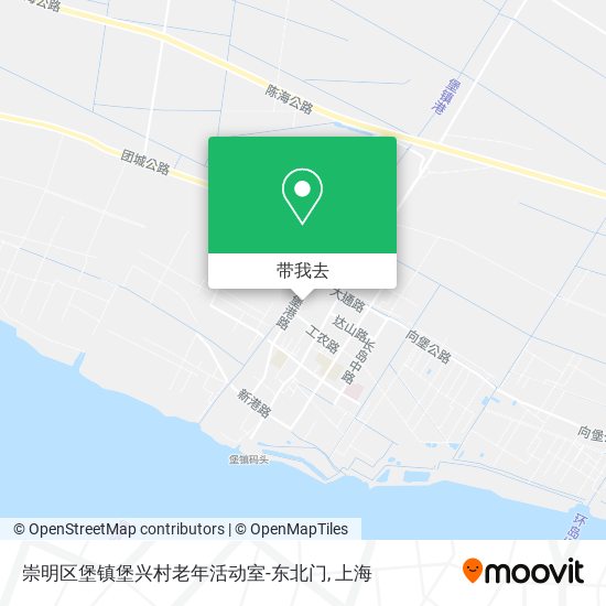 崇明区堡镇堡兴村老年活动室-东北门地图