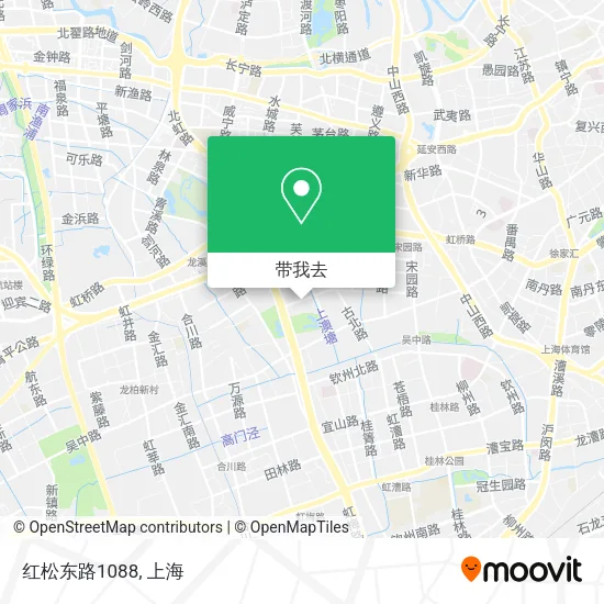 红松东路1088地图