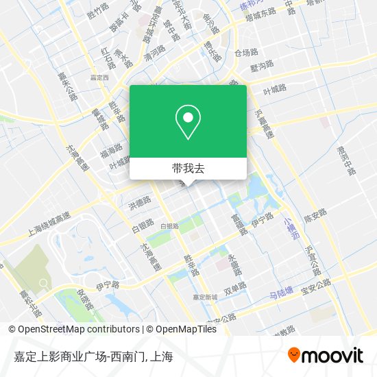 嘉定上影商业广场-西南门地图