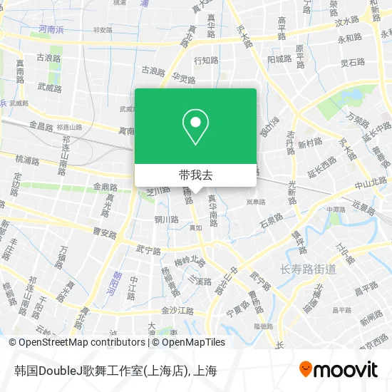 韩国DoubleJ歌舞工作室(上海店)地图