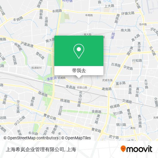 上海希岚企业管理有限公司地图