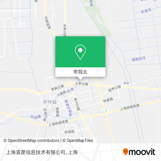 上海震星信息技术有限公司地图