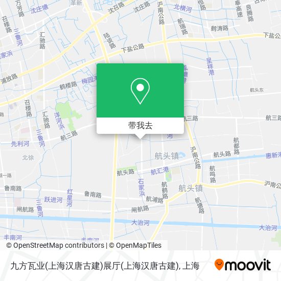 九方瓦业(上海汉唐古建)展厅(上海汉唐古建)地图