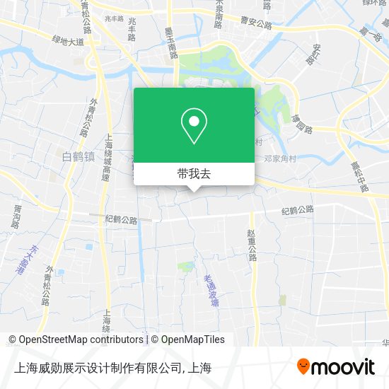 上海威勋展示设计制作有限公司地图