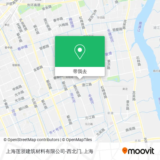 上海莲浙建筑材料有限公司-西北门地图