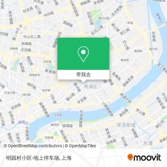 明园村小区-地上停车场地图
