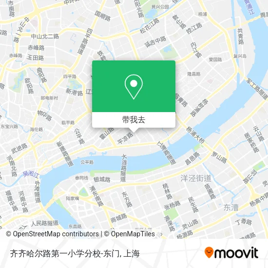 齐齐哈尔路第一小学分校-东门地图