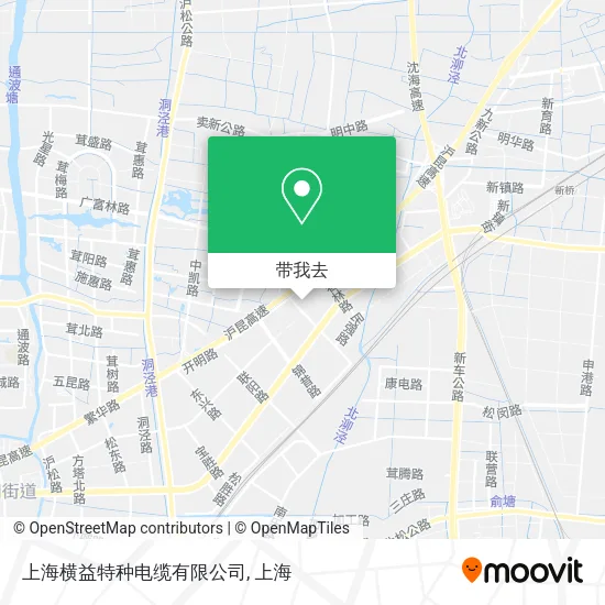 上海横益特种电缆有限公司地图