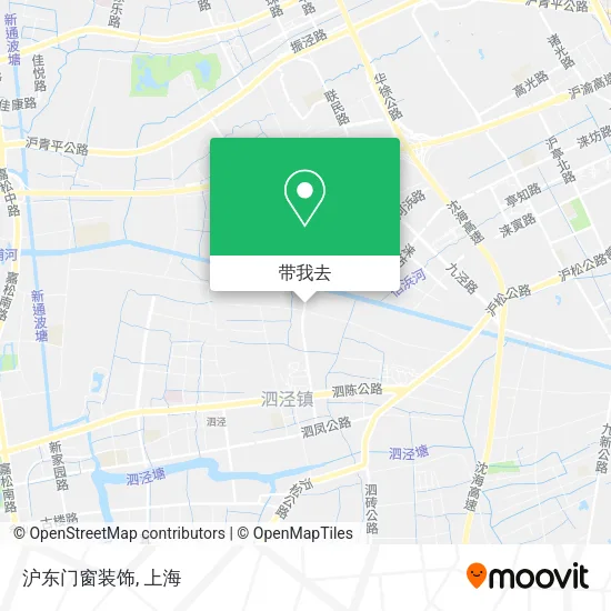 沪东门窗装饰地图