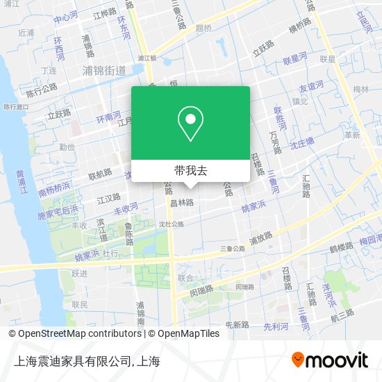 上海震迪家具有限公司地图