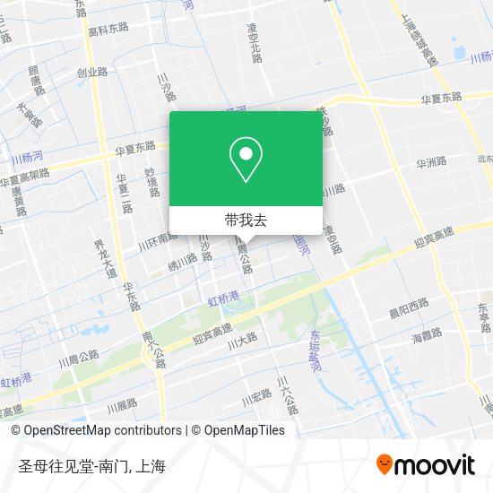 圣母往见堂-南门地图
