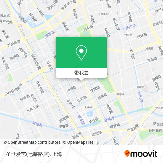 圣世发艺(七莘路店)地图